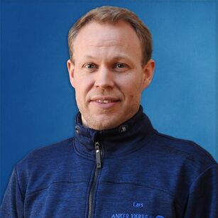 Lager og butik hos Anker Bjerre A/S Holstebro